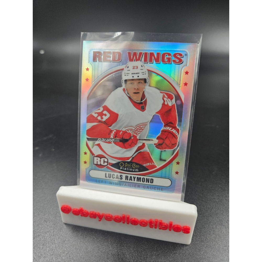 Lucas Raymond 2021-22 O-Pee-Chee Platinum Rainbow RC #R-96 Detroit Red Wings